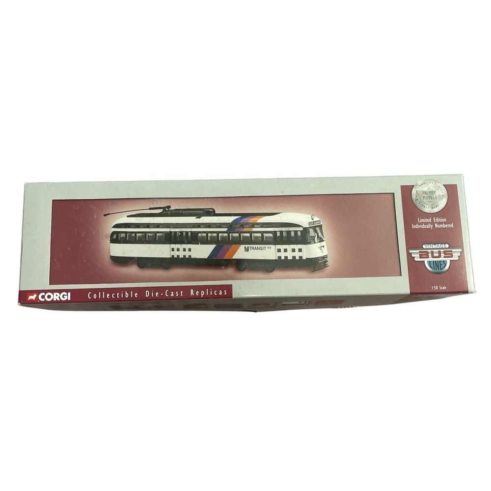 CORGI CLASSICS NEW JERSEY NJ TRANSIT PCC STREETCAR TRAM MODEL US55020 1:50